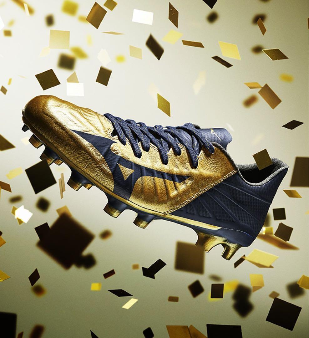 Mizuno サッカーシューズ ゴールド/ネイビー
