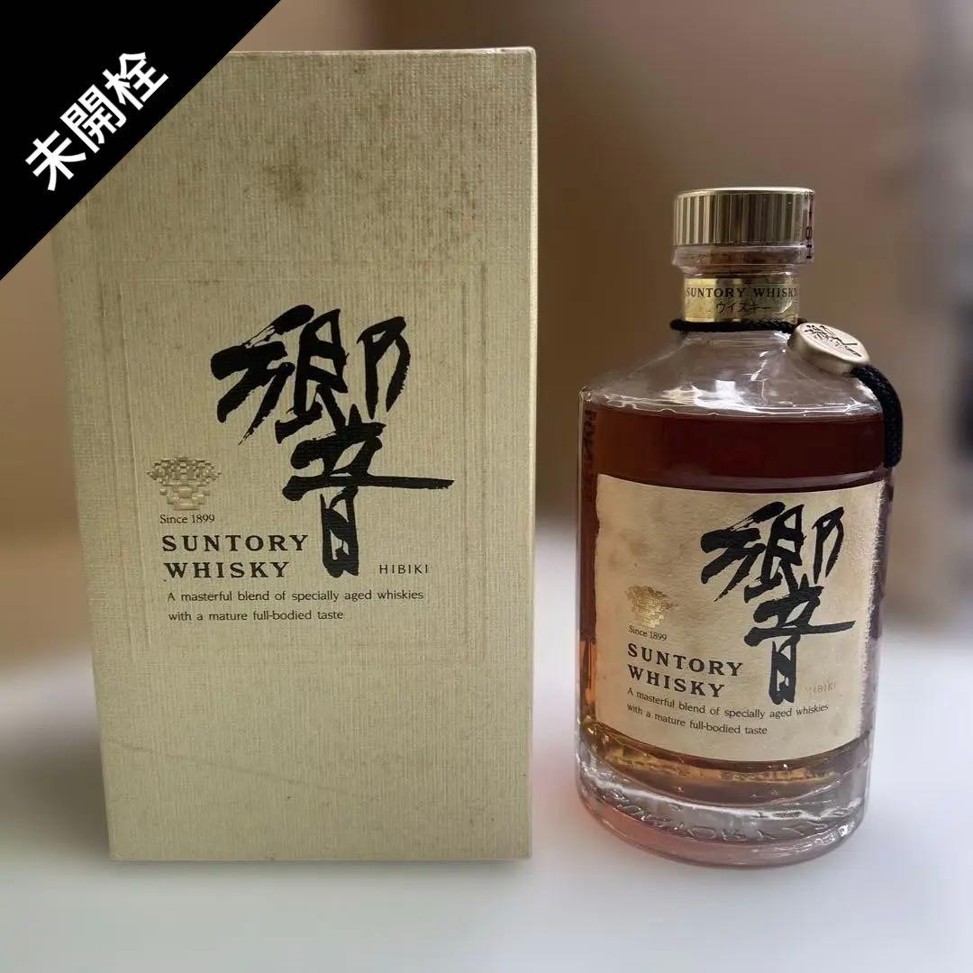 6589②【未開栓】響 旧 裏ゴールドラベル 金キャップ 43％ 700mL