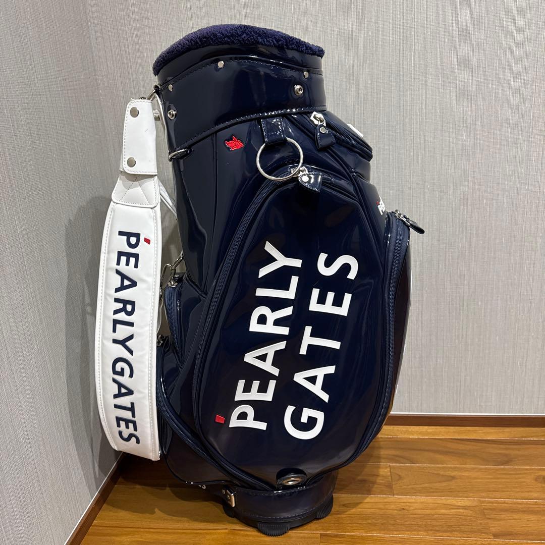 PEARLY GATES キャディバッグ ネイビー