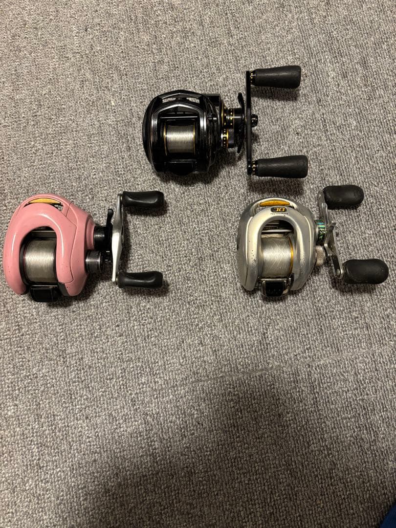 ベイトリール 3点セット バス釣り