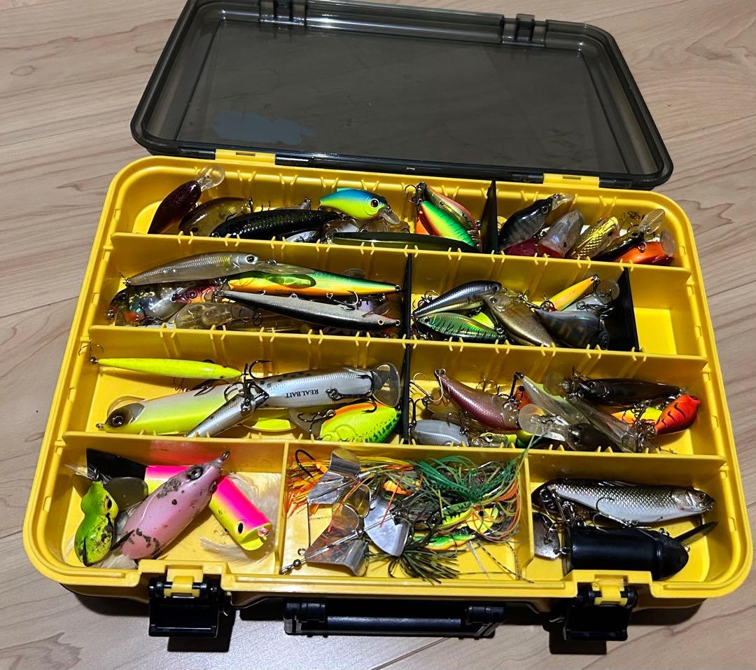 バス釣り引退セット　まとめ売りケース付き