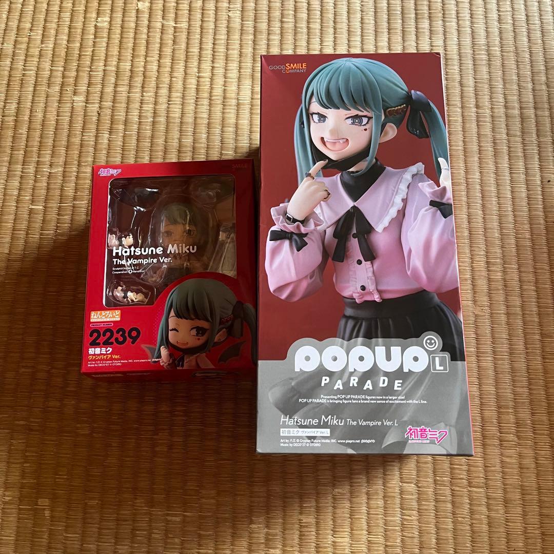 初音ミク　ヴァンパイアver ねんどろいど　popup フィギュアセット