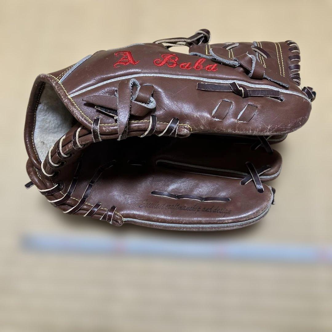 大人用　ミズノ 信義作 オーダー 希少 Mizuno 軟式グローブ　右投げ用