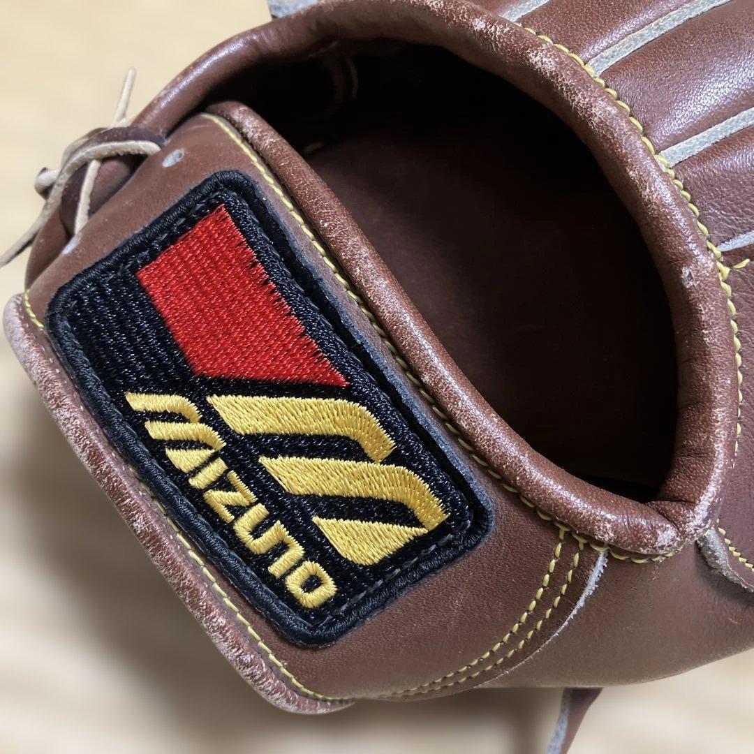 大人用　ミズノ 信義作 オーダー 希少 Mizuno 軟式グローブ　右投げ用