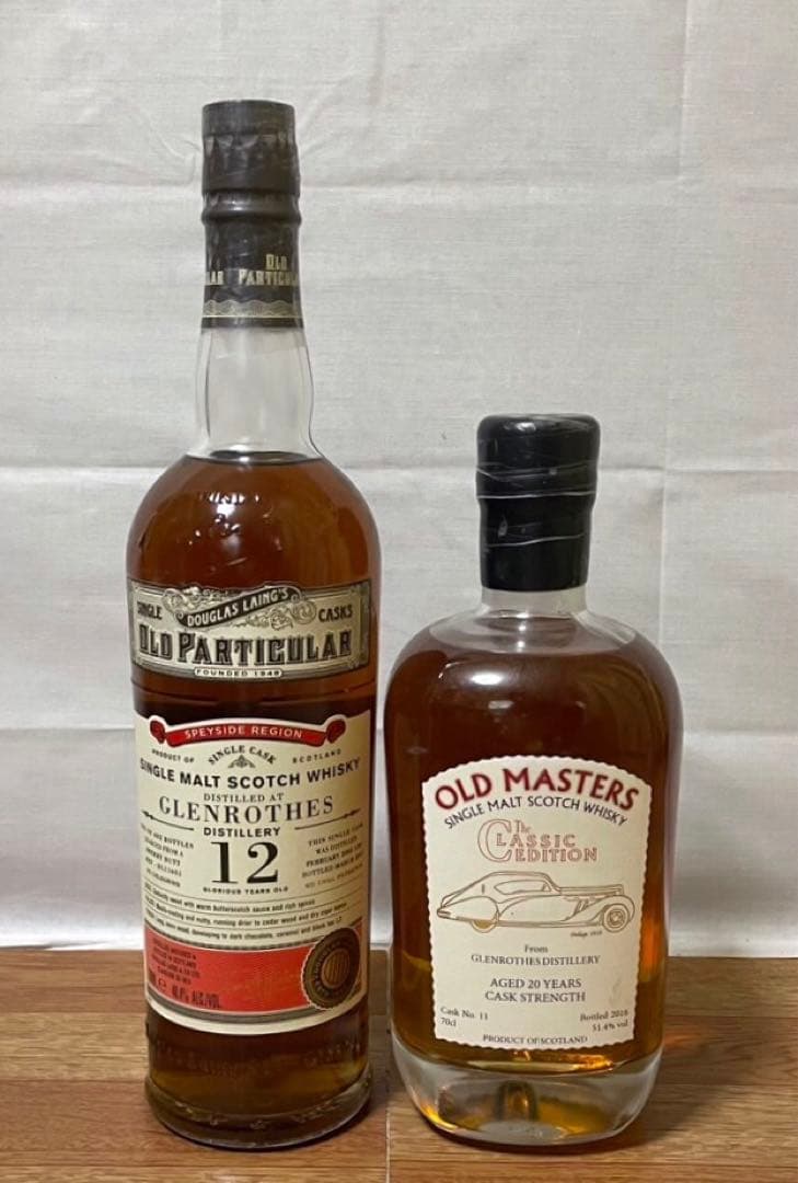 ダグラスレイン グレンロセス12年 シェリーバット&オールドマスターズ 20年