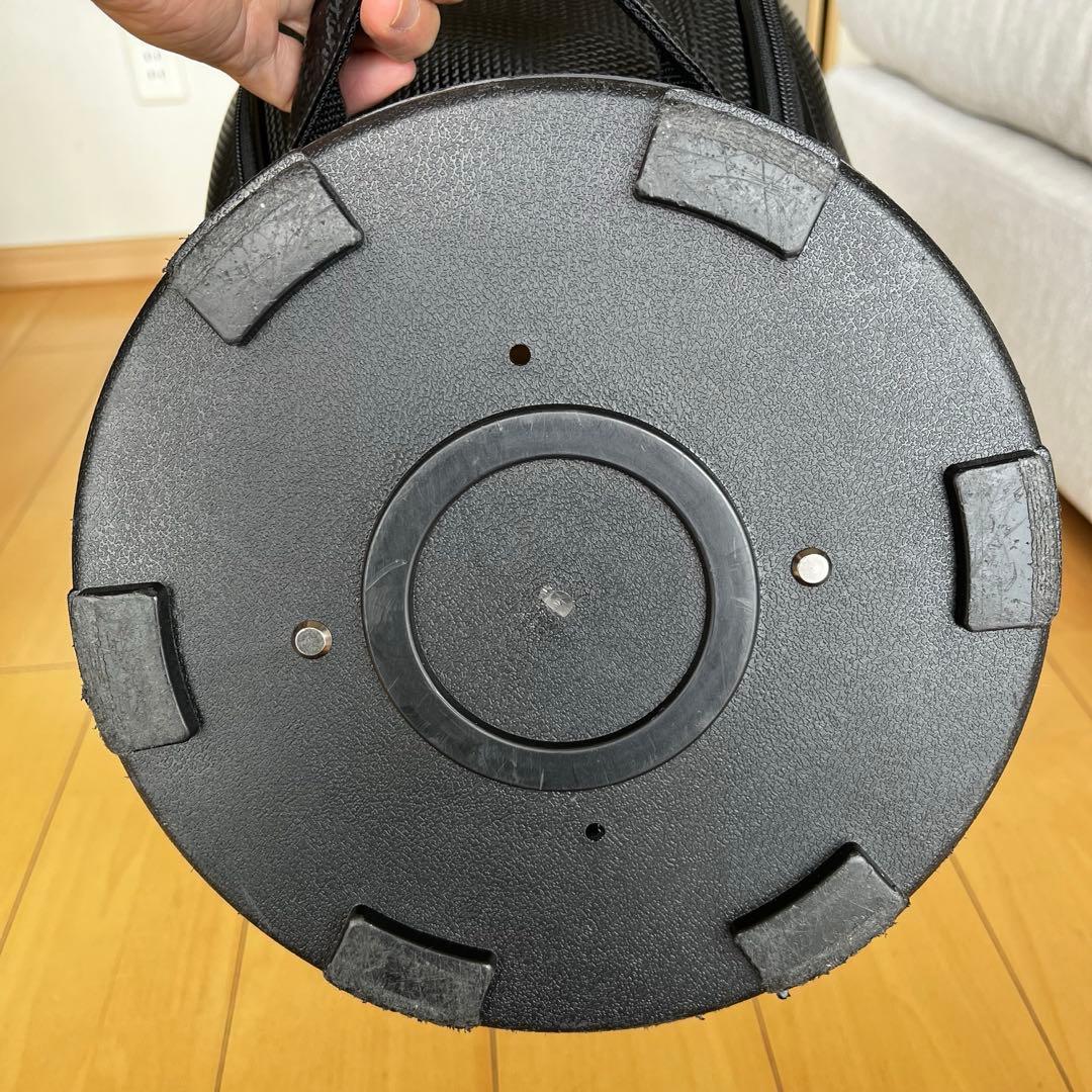 美品adabat アダバット カート型キャディバッグ　ブラック　9型　エナメル