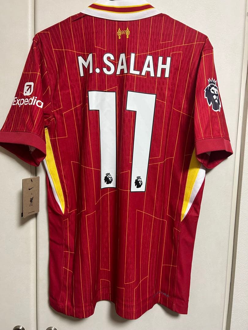 リバプールリヴァプール24-25サラー選手オーセンティックユニフォーム