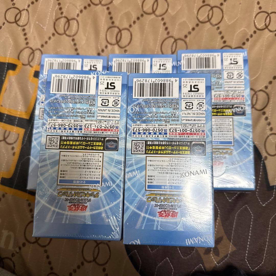 ふるる 遊戯王　ジャスティスハンターズ　未開封シュリンク付き　5box