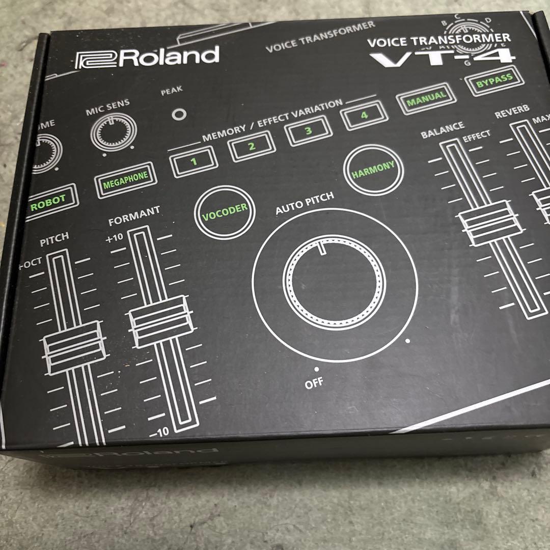新品未開封　ローランドVT-4 ボーカル用エフェクター　新品マイクをおつけします