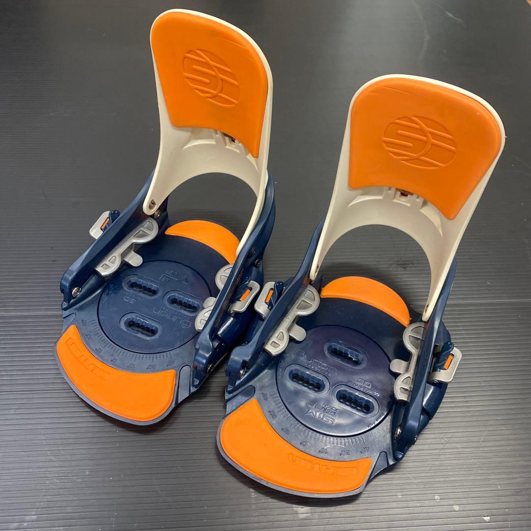 Burton バートン　スノーボードビンディング ネイビー/オレンジ
