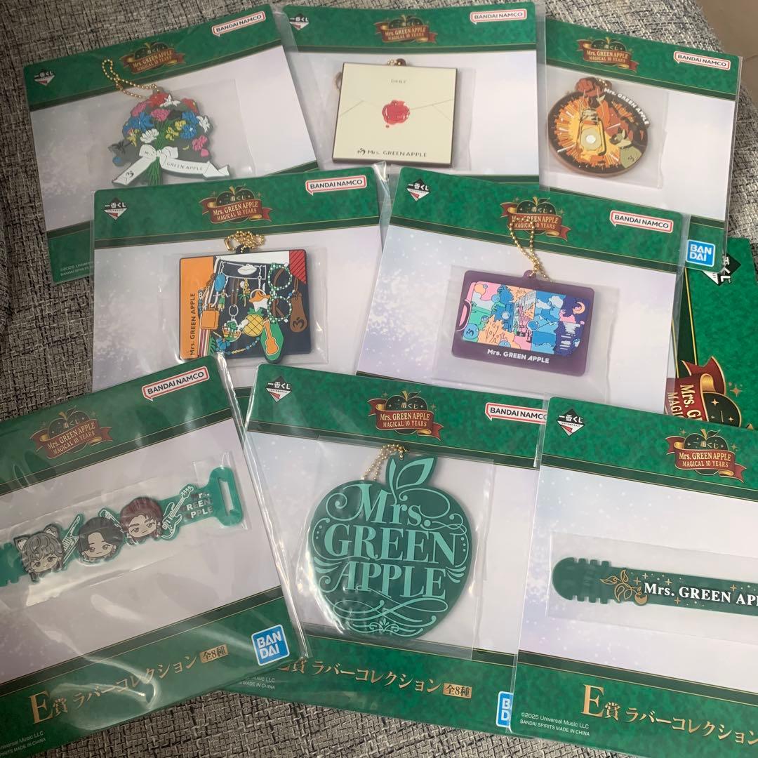 Mrs. GREEN APPLE 1番くじ ラバーコレクション コンプ