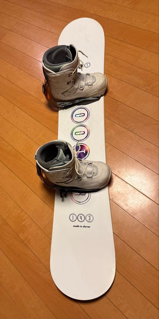 【札幌市直接受渡し】スノーボード３点セット　ステップイン