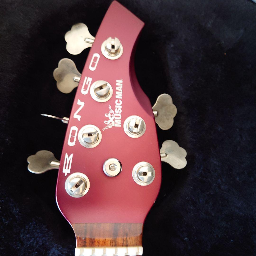 ベース Musicman bongo 6 H candy red