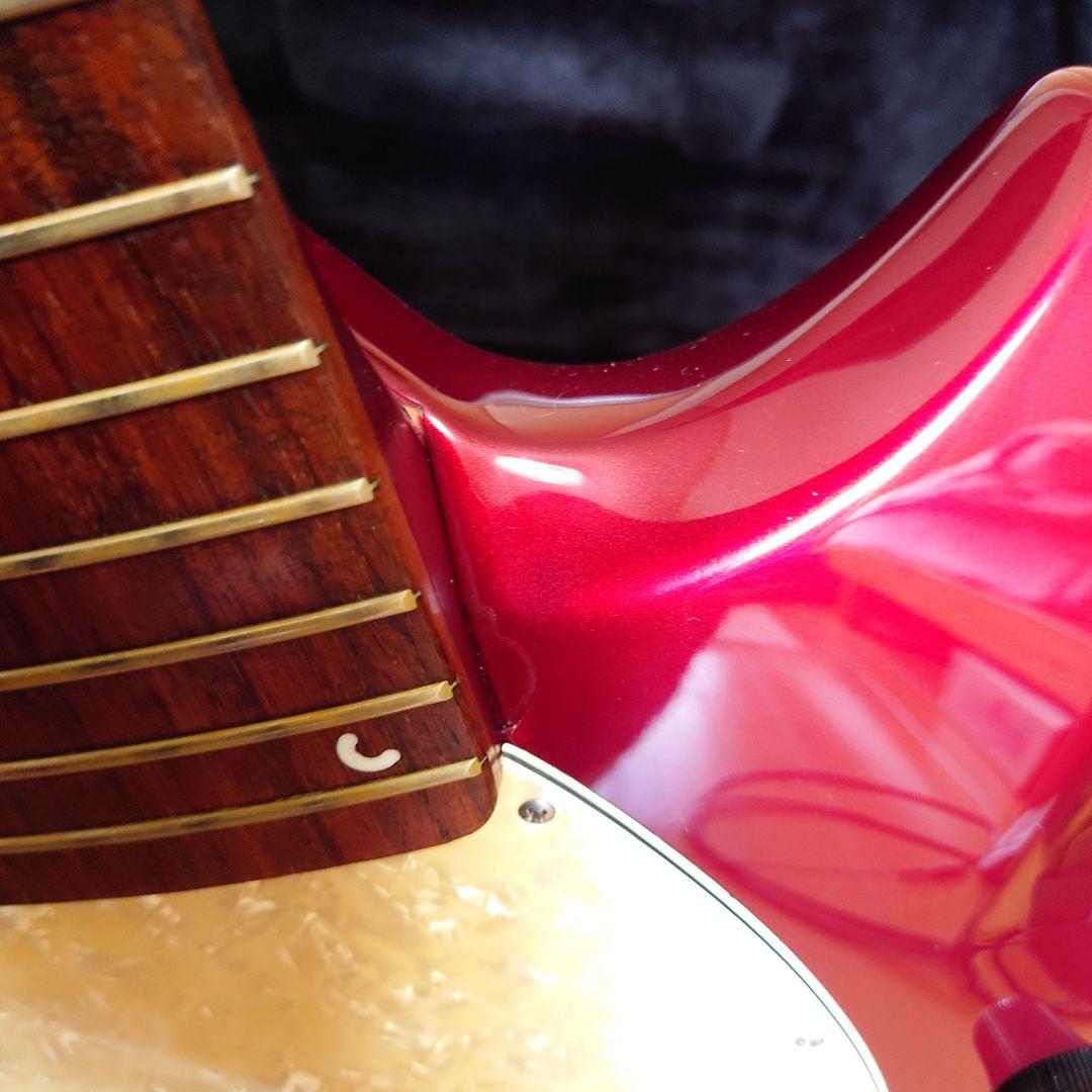 ベース Musicman bongo 6 H candy red