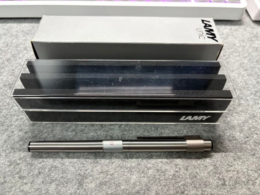 LAMY unic 万年筆 EF 585 W.GERMANY 箱付き　未使用品