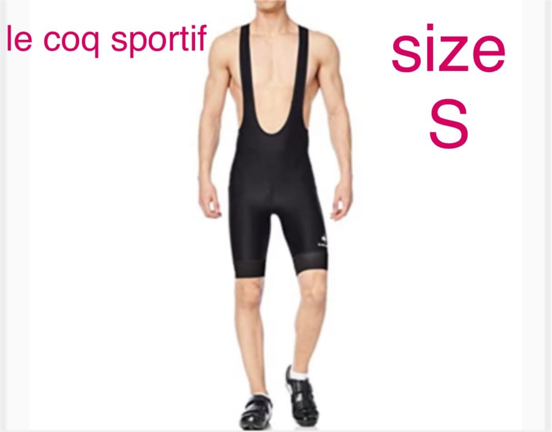 ルコックスポルティフサイクルウェア　ビブタイツ　ビブショーツ　ビブパンツメンズS