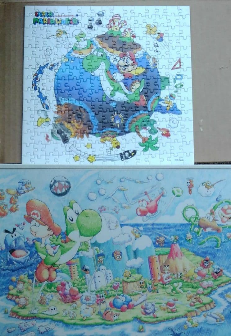 スーパーマリオ　ジグソーパズル2つセット