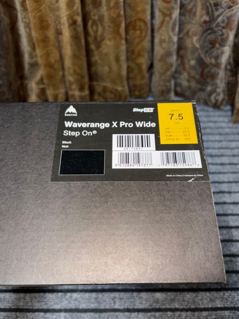 スノーボード Burton Waverange X Pro Wide Step On 25.5