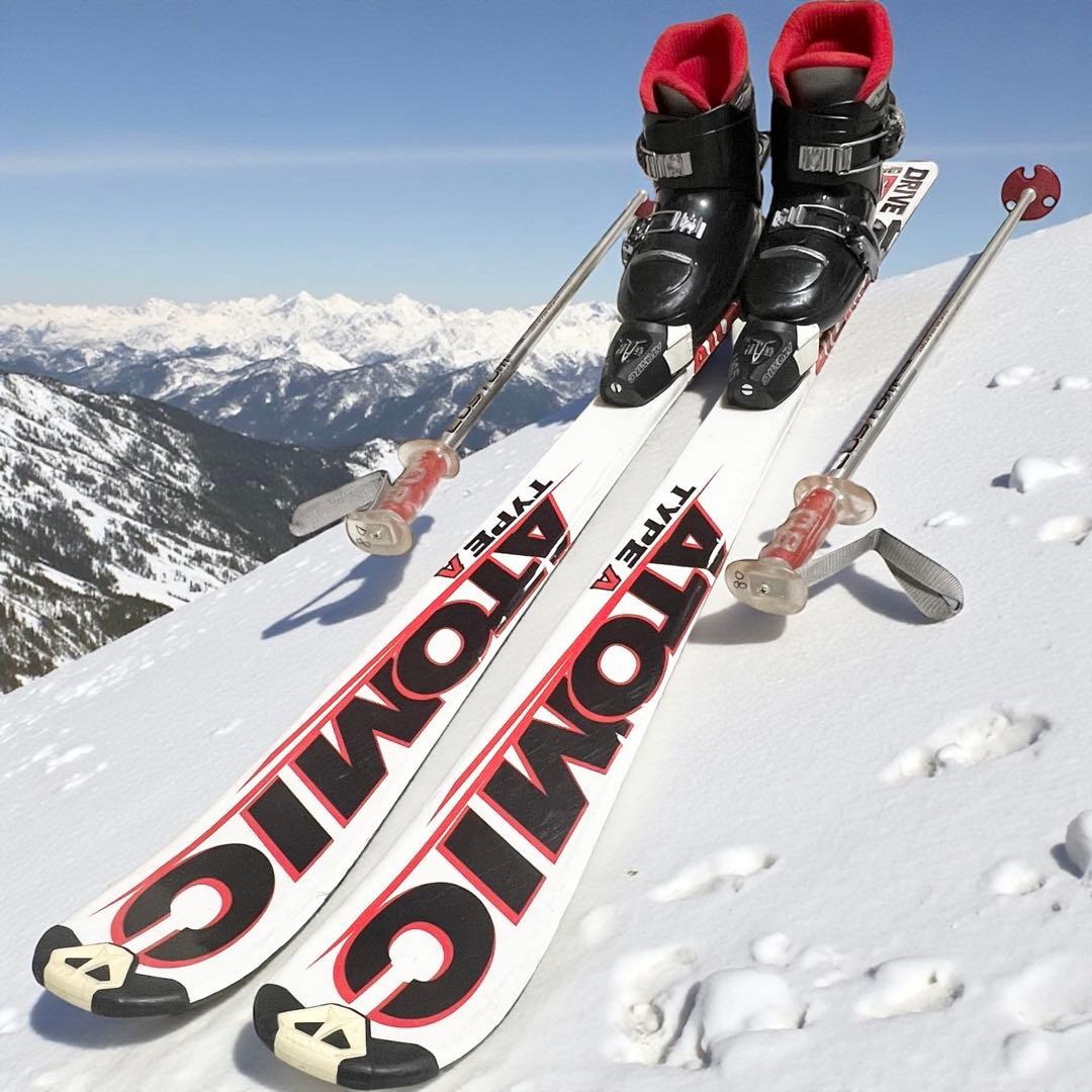 【良品】 DRIVE FR TYPE A 130 ジュニアスキー　ATOMIC