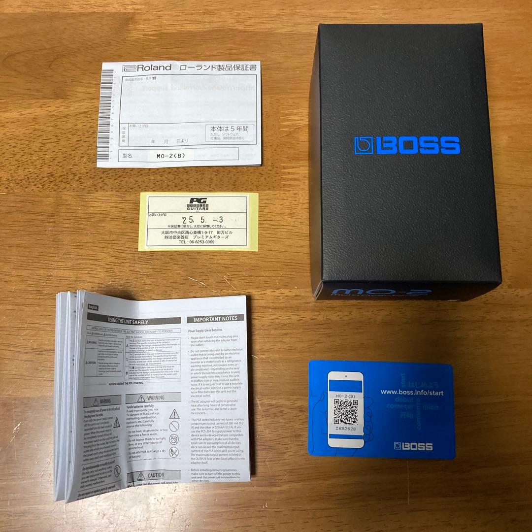 BOSS MO-2 箱、保証書付き