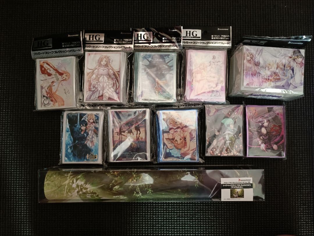ソードアート・オンライン　スリーブ　プレイマット　まとめ売り