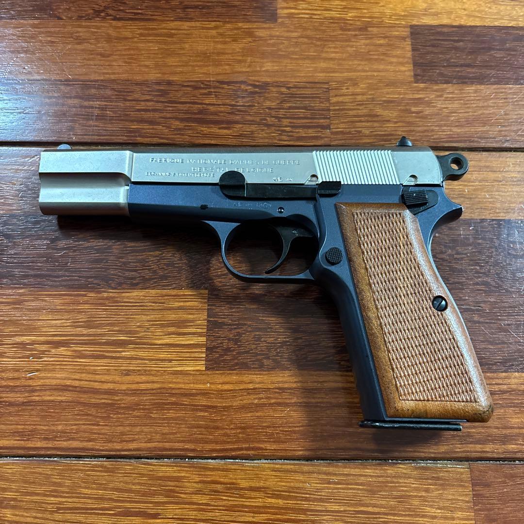 タナカワークス　ブローニングハイパワー　m1935　ハーフシルバー　ガスガン