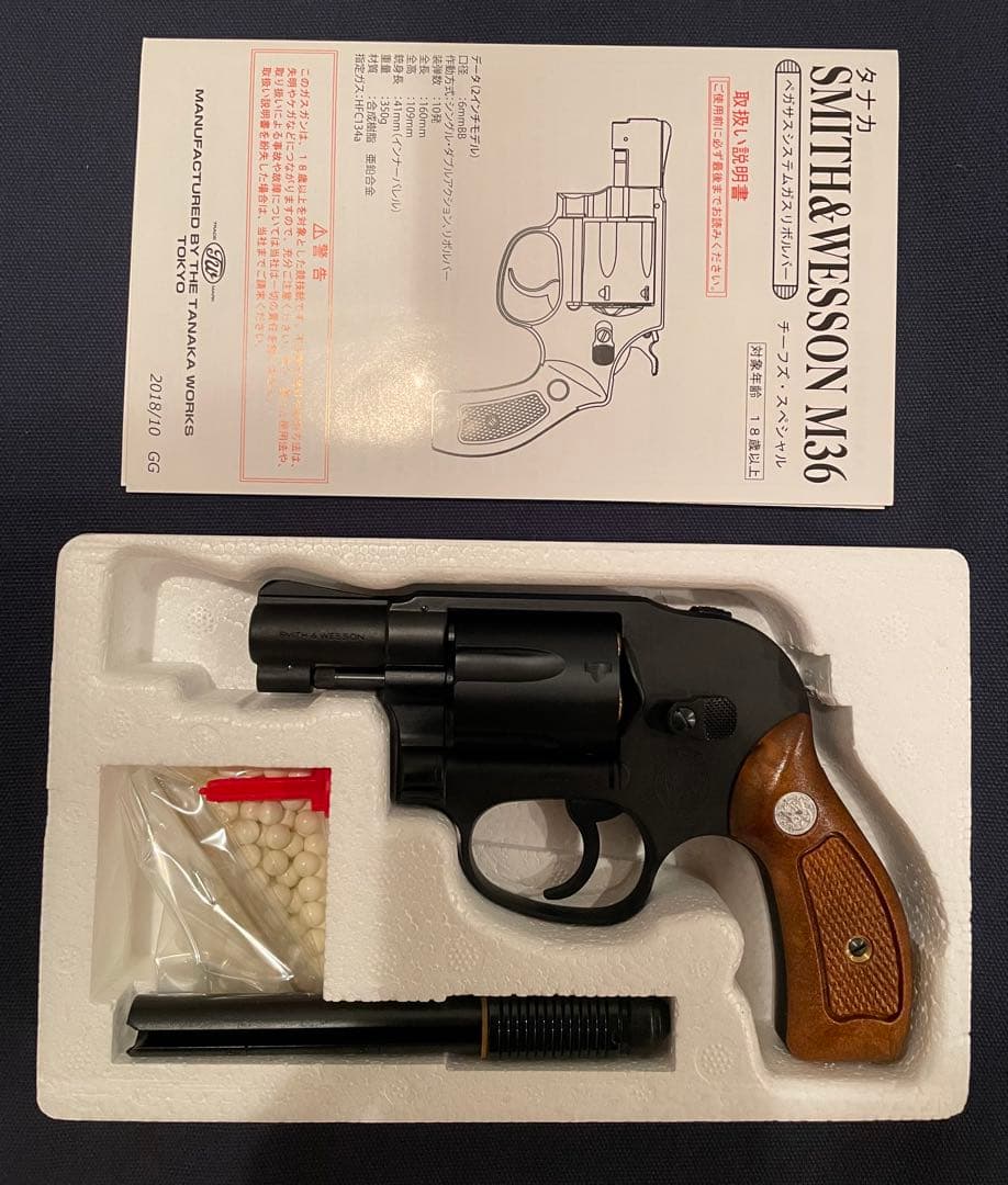 タナカワークス S&W m49 ver.2 2inch HW Black