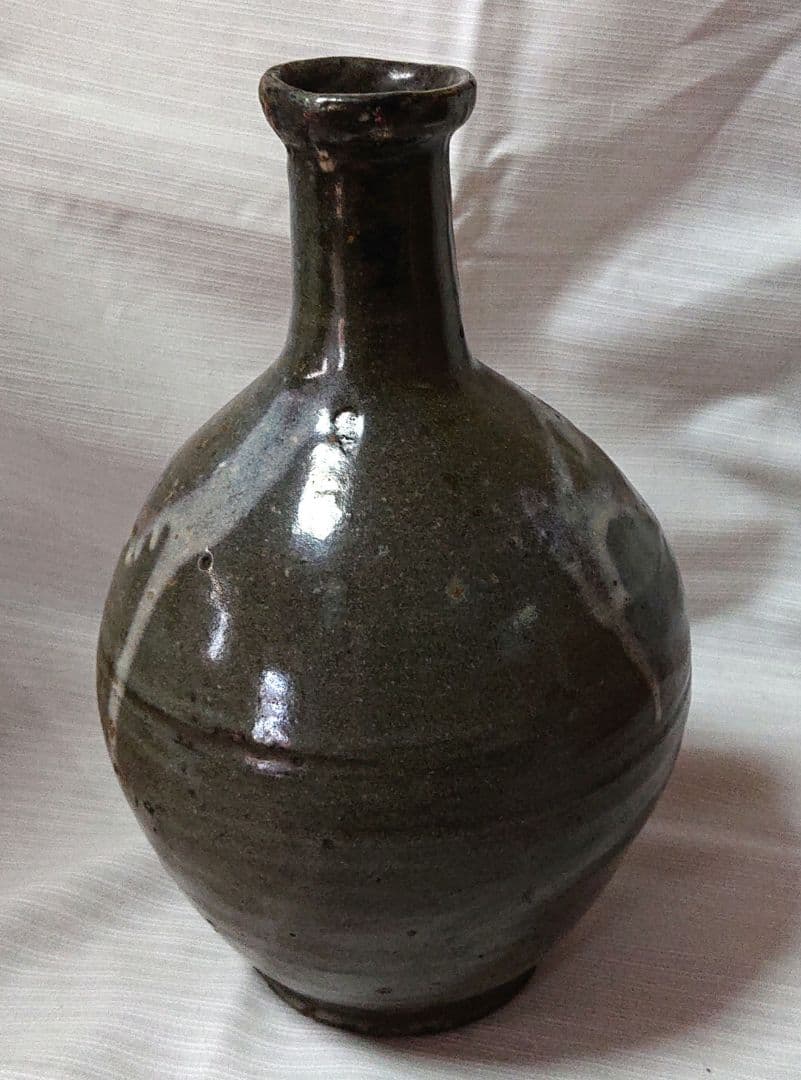 西尾八面焼徳利 T143