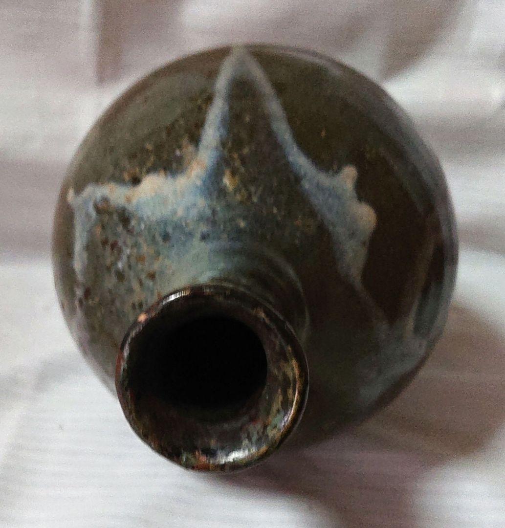 西尾八面焼徳利 T143