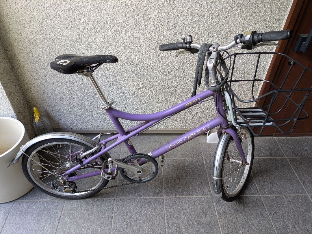 【引取向】ルイガノ LOUIS GARNEAU　ミニベロ　パープル