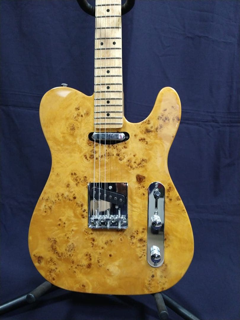 新品オリジナル テレキャスターエレキギター　バールメープルトップ＆アッシュボディ