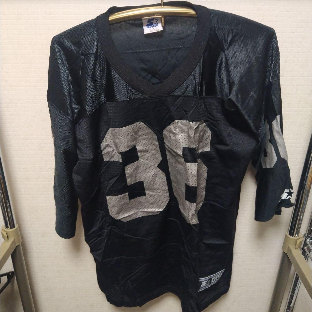 ビンテージ　激レア　STARTER アメリカンフットボールシャツ 36 黒 XL