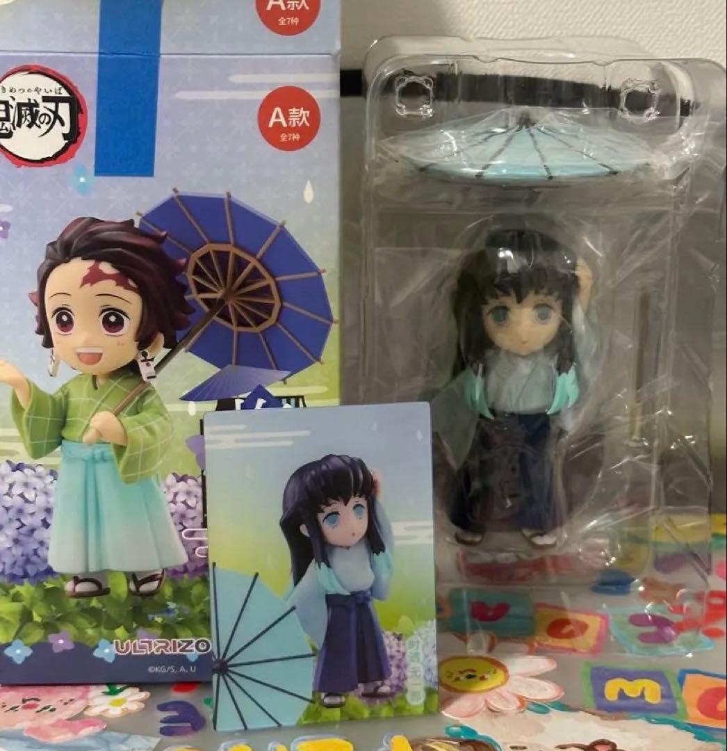 時透無一郎 鬼滅の刃 中国限定 フィギュア　梅雨の日　レンチキュラーカード付
