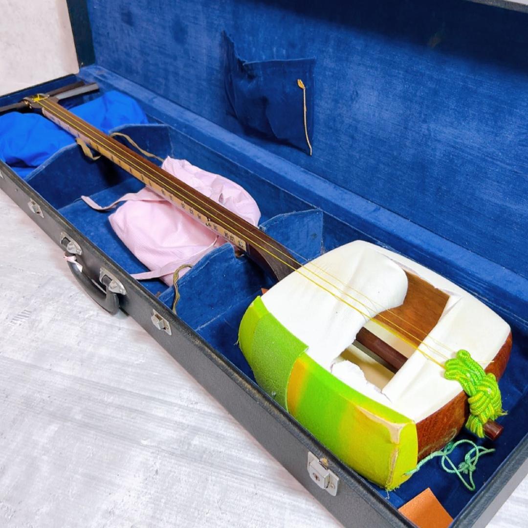 三味線 弦楽器 和楽器　東さわり　 ケース付　②