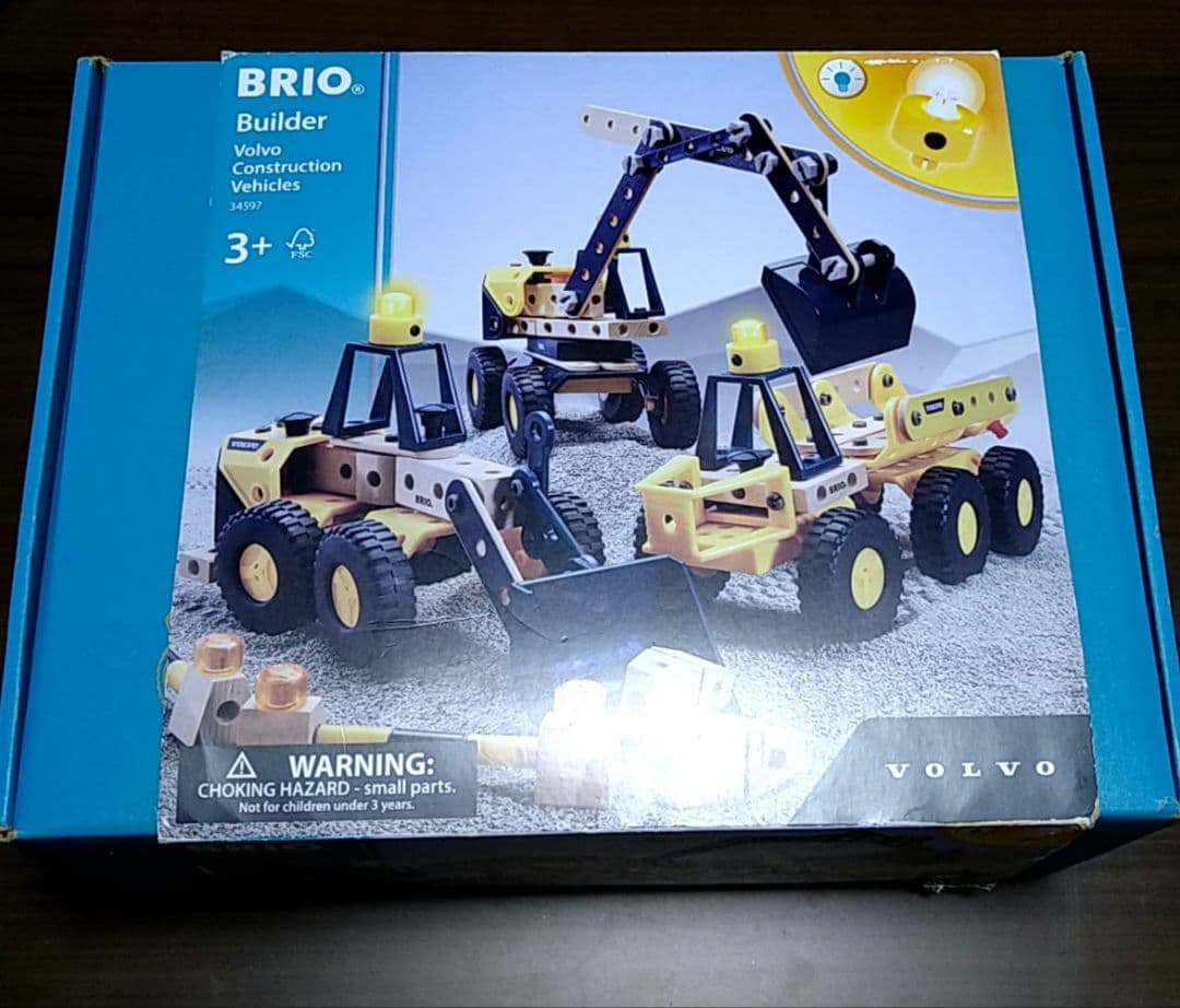 【新品未使用品】BRIO ブリオ ビルダー Volvo工事車両DXセット
