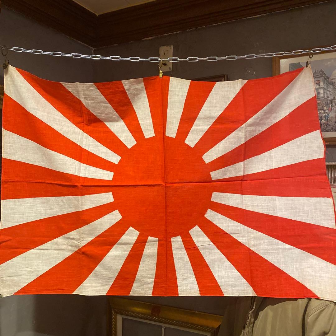 旧日本軍 16条旭日旗 陸軍旗 骨董品 当時物 戦中 コレクション