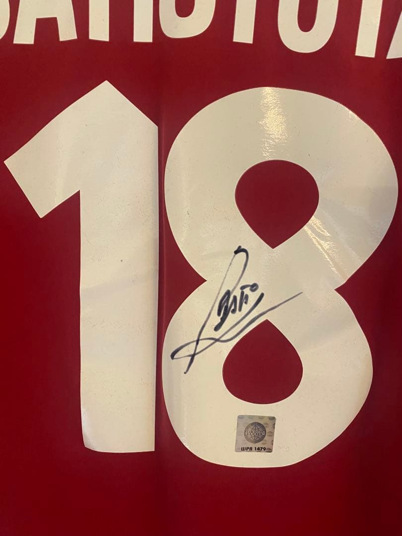 バティストゥータ　サイン入りユニフォーム　ASローマ