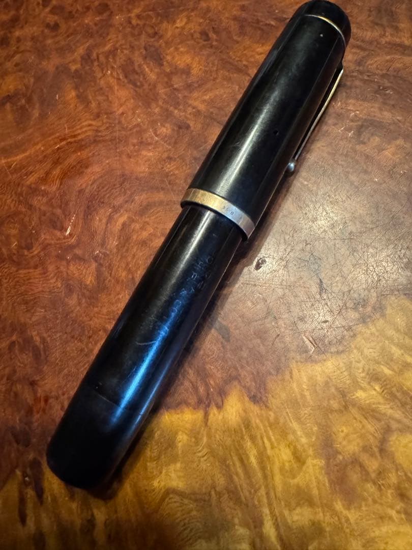 ビンテージ超極太万年筆14K刻印　メーカー不明　ジャンク