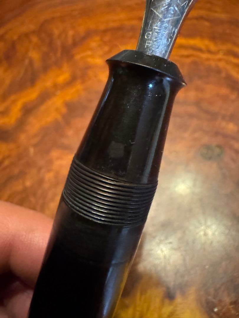 ビンテージ超極太万年筆14K刻印　メーカー不明　ジャンク