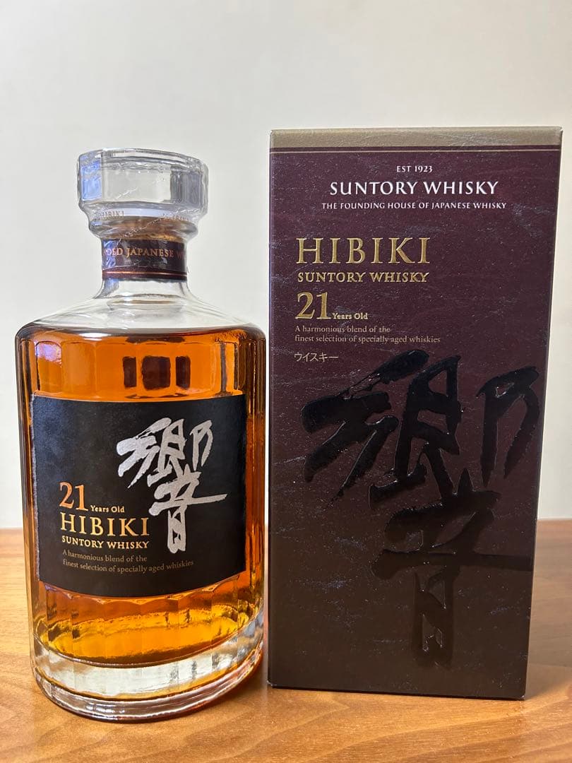 希少国内正規品 SUNTORY WHISKY 響21年 箱付