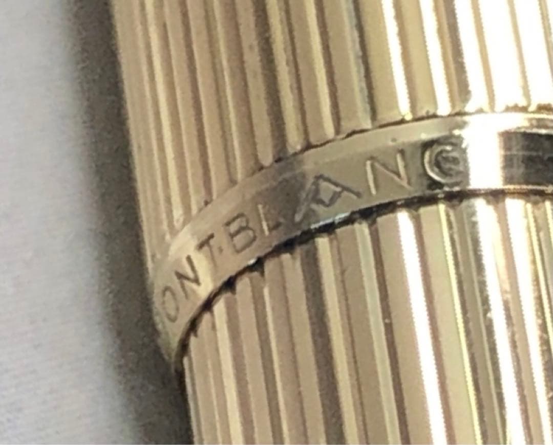 ⭐️モンブラン⭐️金運降臨黄金❗️稀少な総金張り名品最高の形❗️⭐️No1546ペンソル⭐️