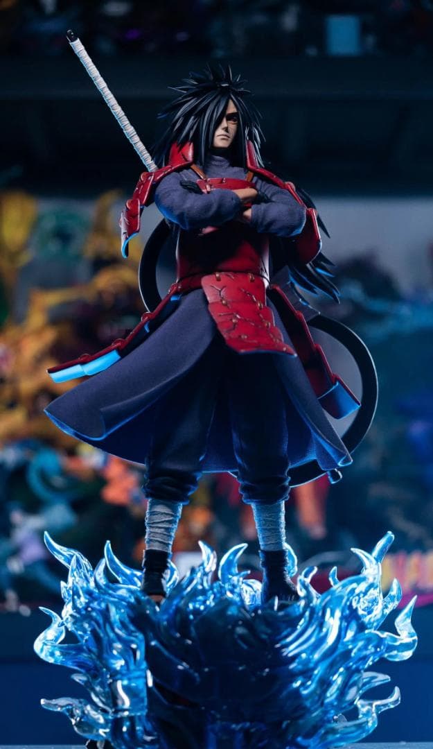 ナルト 疾風伝 うちはマダラ ガレージキット 塗装済み完成品 フィギュア