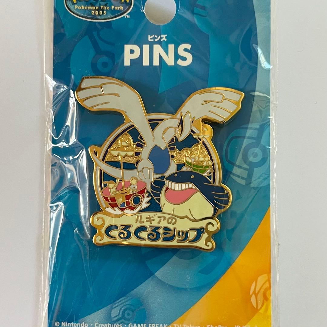 【ポケパーク限定】ルギアのくるくるシップ ピンバッジ 希少