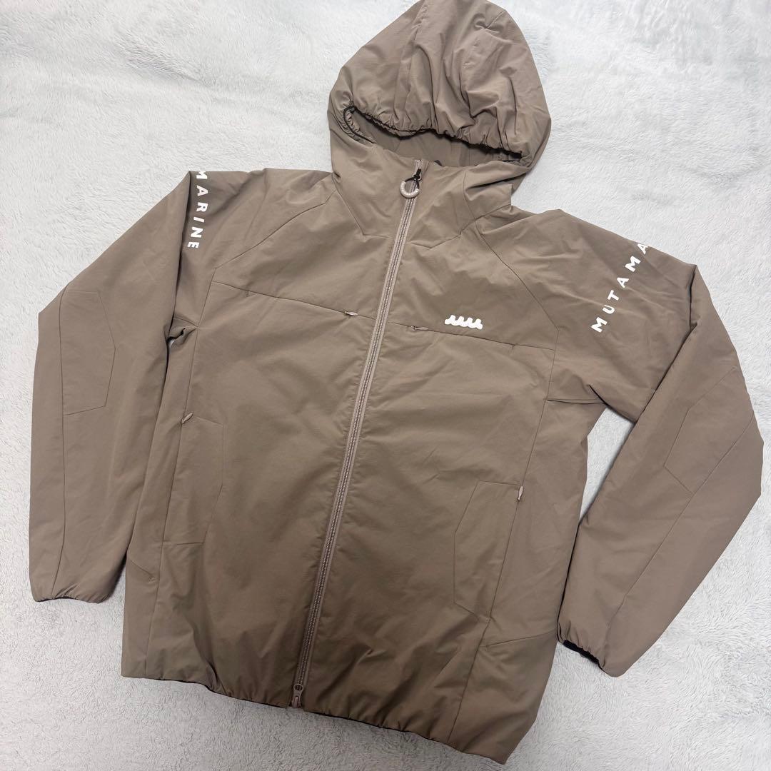 美品 L muta MARINE ムータマリン ジャケット フード ブルゾン
