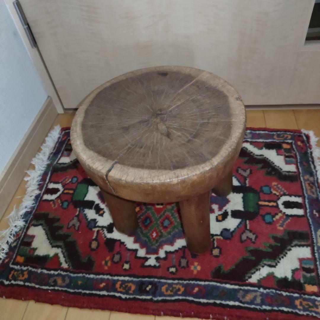 【ヴィンテージ】セヌフォ族　スツール　①　椅子　民具　花台　アフリカンアート