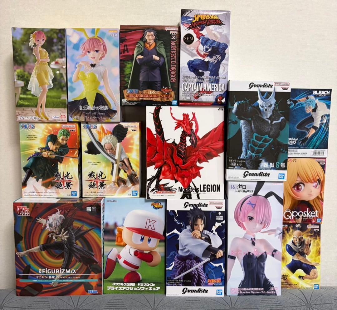 【未開封15点】フィギュアまとめ売り　五等分の花嫁　ワンピース　パワプロくん