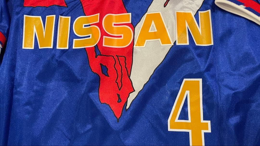 【超希少】Jリーグ初期 横浜マリノスホームユニフォーム井原正巳 4番 XLミズノ