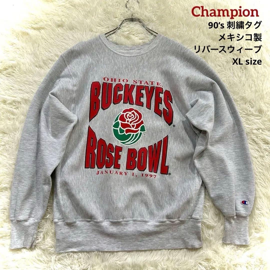 チャンピオン　スウェット/リバースウィーブ　90‘s　グレー(霜降り)　XL
