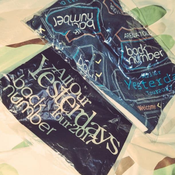 back numberタオル