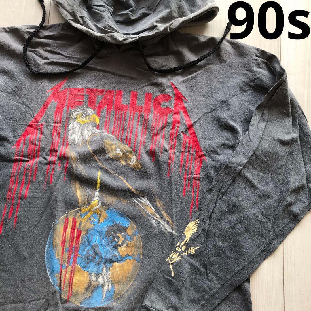 28 メタリカ llica 90年代ヴィンテージ ロンT パーカー